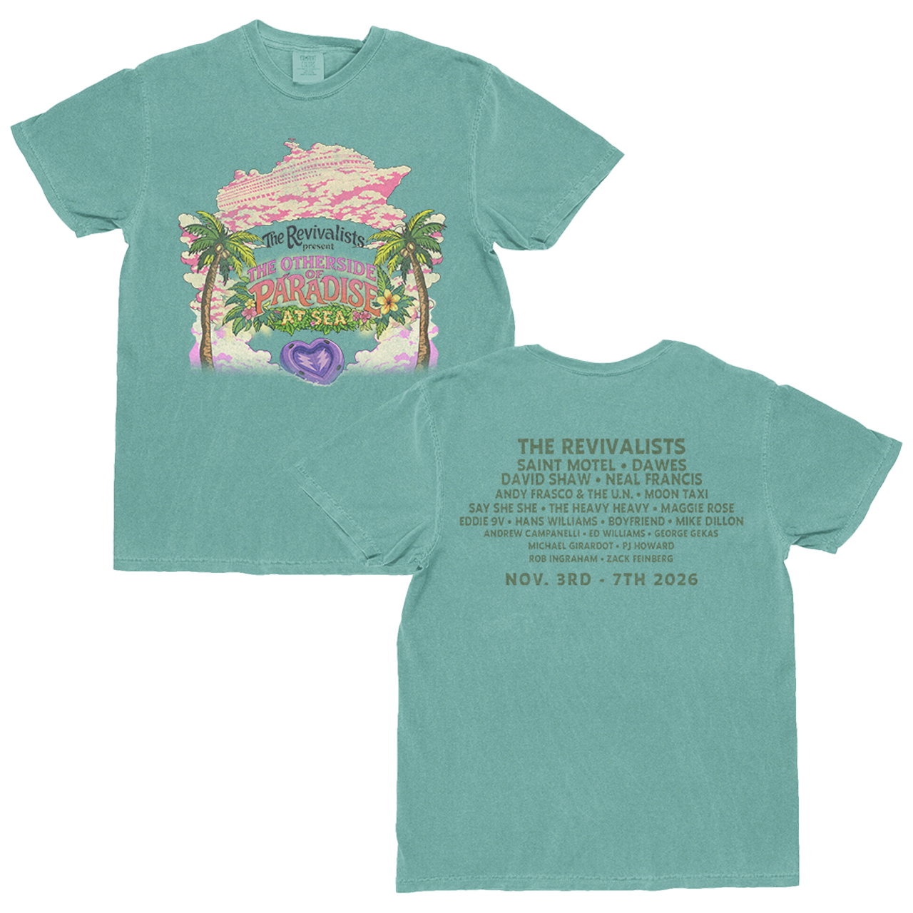 (PRE-ORDER) Otherside of Paradise at Sea Lineup Tee