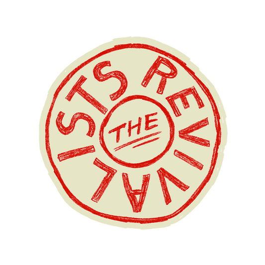 Vintage Drawn Circle Name Sticker