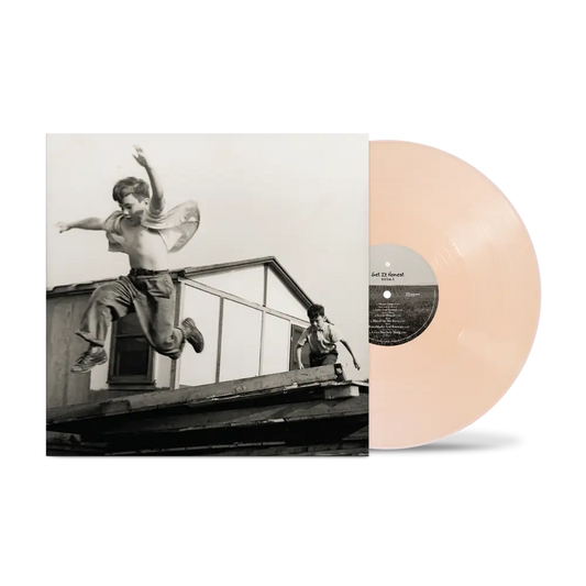 (pre-order) get it honest limited edition vinyl in crystal rose color with black and white rooftop boys album cover