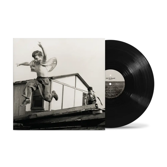 Black vinyl record with white label featuring album get it honest by snoop dogg in true black honest vinyl